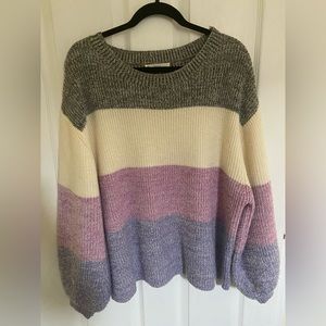 🌸Cozy oversized knit sweater 🌸
